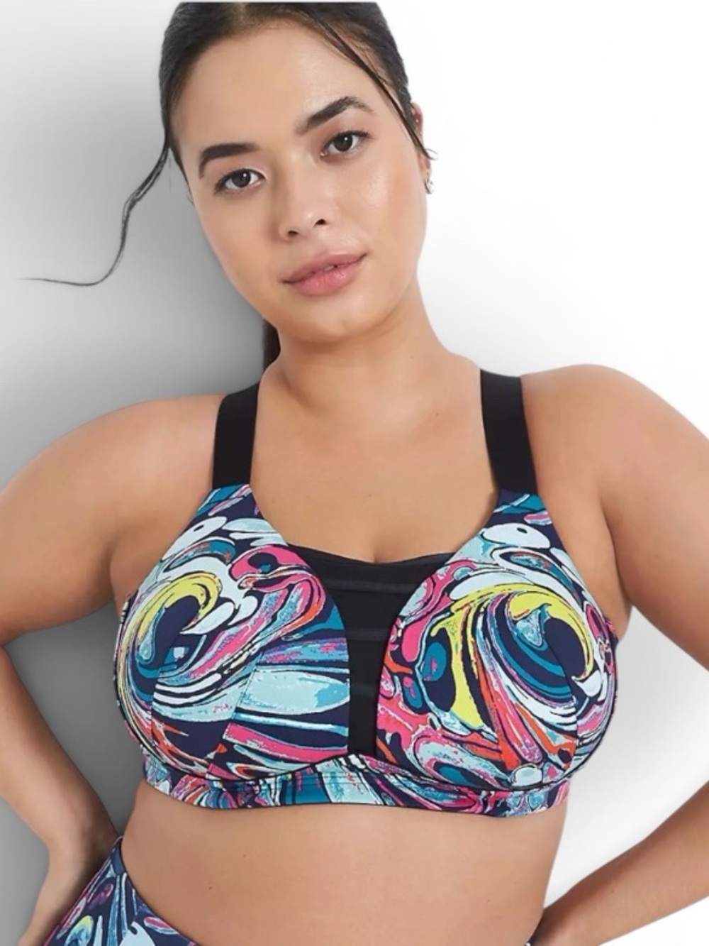 LIVI For Lane Bryant Wireless Wicking Medium Impact Sports Bra